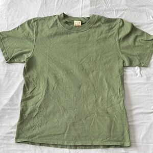 GOODWEAR Plain Olive Green Crewneck Tee